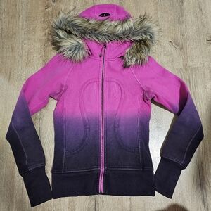 Lululemon Athletica Purple and Black Gradient Hoodie